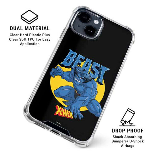 Marvel X-Men Beast iPhone 14 Clear Case